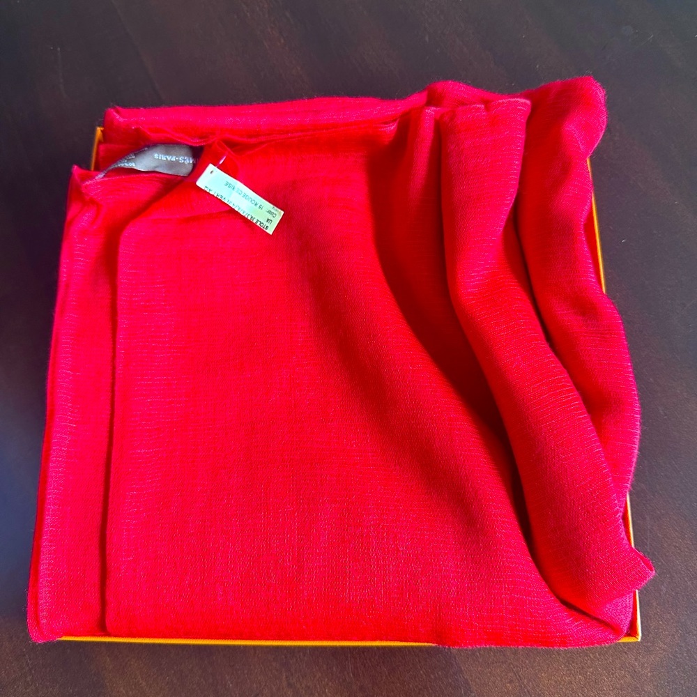 Hermes stole cashmere and silk